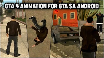 [1MB] GTA 4 Animation Mod For GTA San Andreas Android | Modding Master