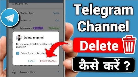 How To DELETE Telegram Channel 2025 [NEW UPDATE] | Telegram Channel Delete Kaise Kare