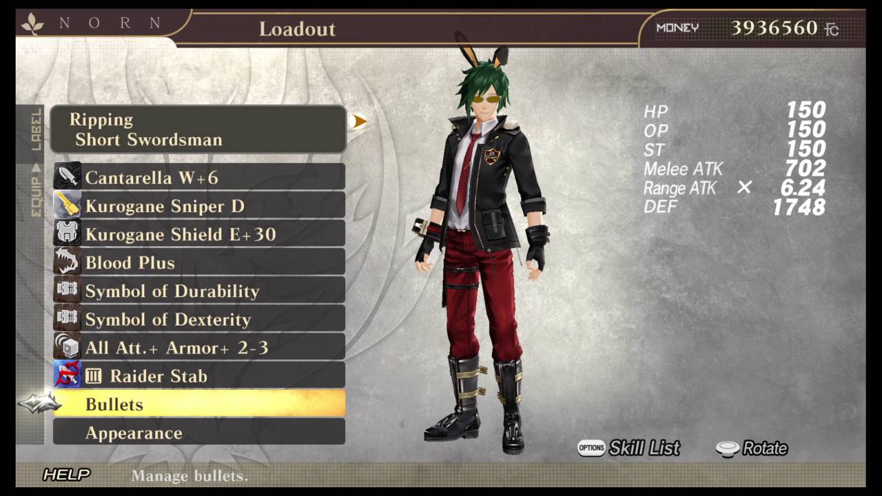 god eater rage burst best bullets god eater rage burst best bullets