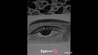 As a Beginner artist i do have to make reel on viral sound... 🤪😁 #artreel #pencilsketch #eyesketch