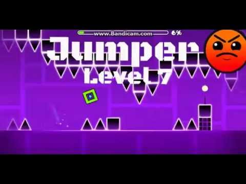 Geometry Dash. Jumper 7 уровень [100] [3 монеты]