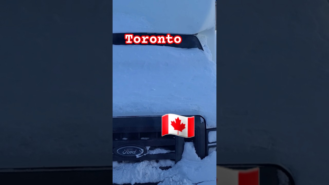 Toronto Canada, after Record single-snowfall
