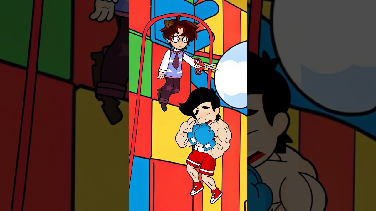 ANGEL me salva de GANGLE #tadc #shorts #animation