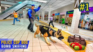 US Police Dog Shopping Mall Crime Chase 2021 Gameplay 1 -  US Dog Game-  Android Gameplay screenshot 2