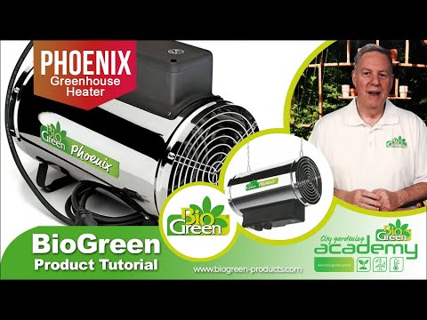 Bio Green® Product Tutorial PHOENIX 240 V- Greenhouse Heater - YouTube
