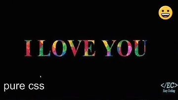 animation text effect in  html and css || HTML amd CSS Animation