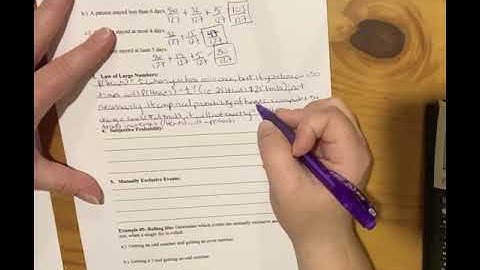 College Statistics Probability and Counting Rules Video Lesson 17