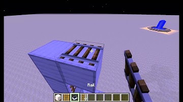 Minecraft: How to build a minecart elevator!