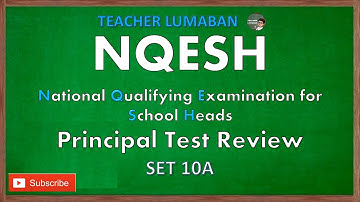 NQESH Exercises Set 10A | Teacher Lumaban