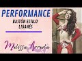 Performance bastn estilo libans  melissa arreola bellydancer