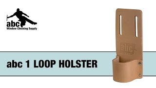 abc - 1 Loop Leather Holster