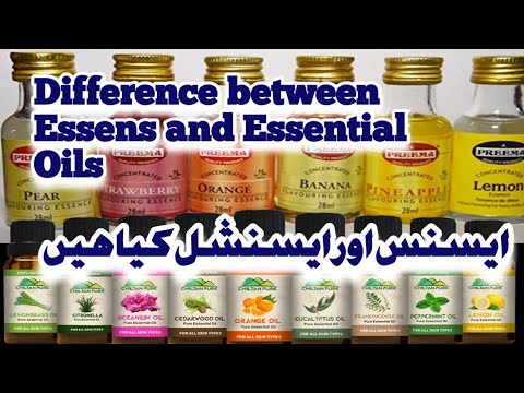 Essence and Essential oil difference