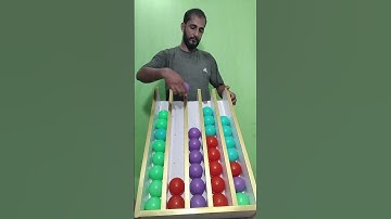 colour balls sorting challenge game #asmr #ytshorts #satisfying #games #fun #gaming #challange