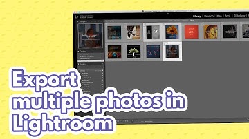 This is how you #Export multiple photos in #Lightroom