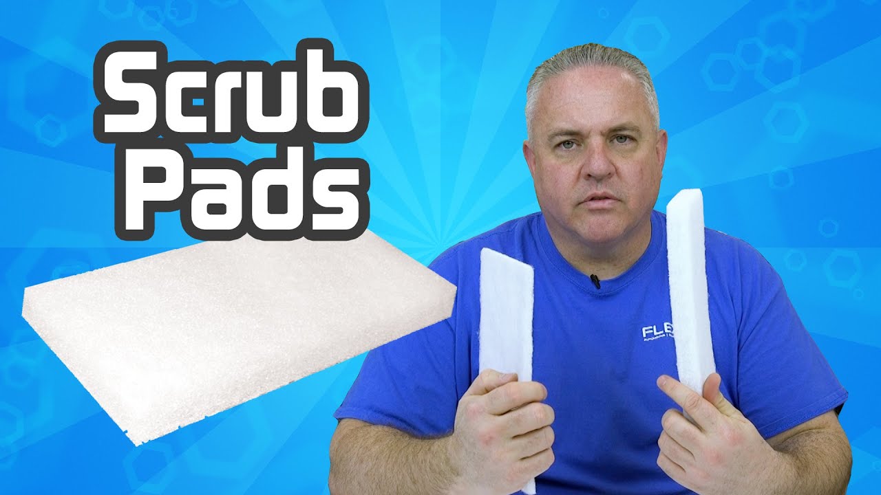 Window Stickers Bedding & Linens WHITE SCRUB PAD 6x 9 WINDOW TINTING