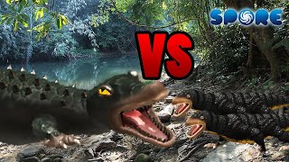 Crocodile Vs Monitor Lizard Beast Face-Off S1E14 Spore