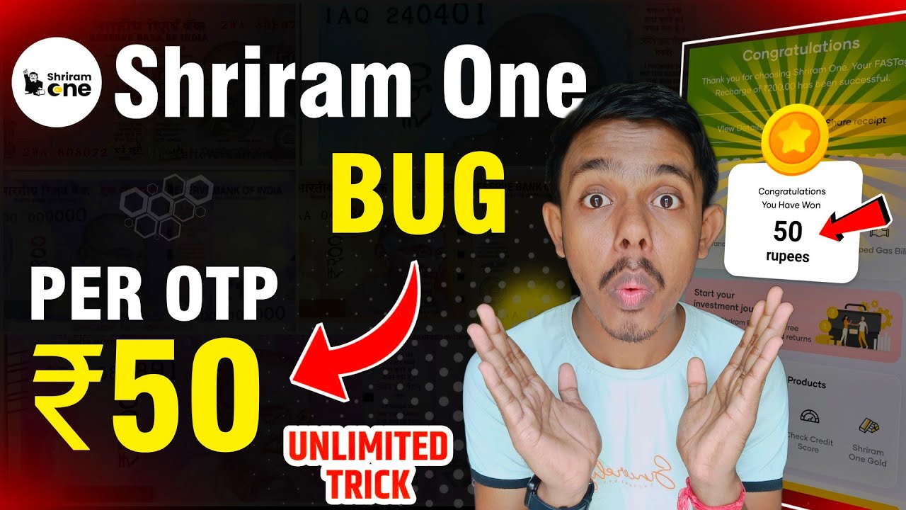 Shriram App Huge Bug | Per Otp ₹50 Unlimited Cashback | New Cashback Offer | Cashback Offer Today