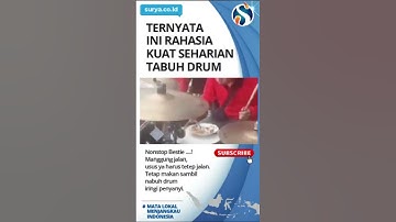 NONSTOP DEMI BESTIE - Manggung jalan terus, tetap makan sambil nabuh drum iringi penyanyi.