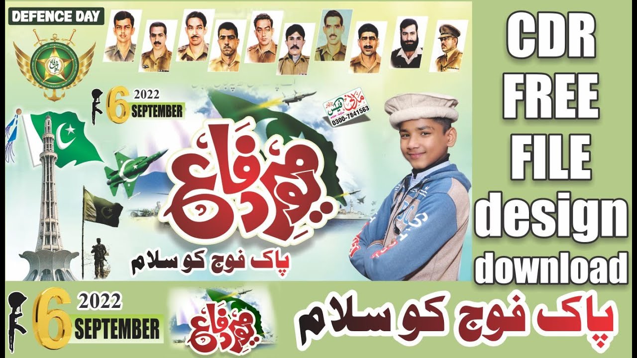 6 september pakistan defence day cdr free file pakistan defence day 2022 by madni flex jaranwala