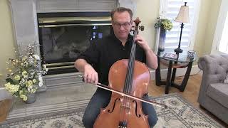 Handels Bourrée from Suzuki Book 2 - Practice - Cello Instruction with Kayson Brown