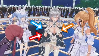 3rd Gen Can't Stop Looking At Noel's Oppai【Hololive】