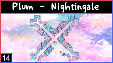 [Adofai Custom Lvl14] Plum - Nightingale (All Strict Clear) (Map by KemYoon)