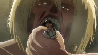 Armin eats Bertholdt and Become Colossal Titan - Attack on Titan Season 3 Part 2 ( HD )