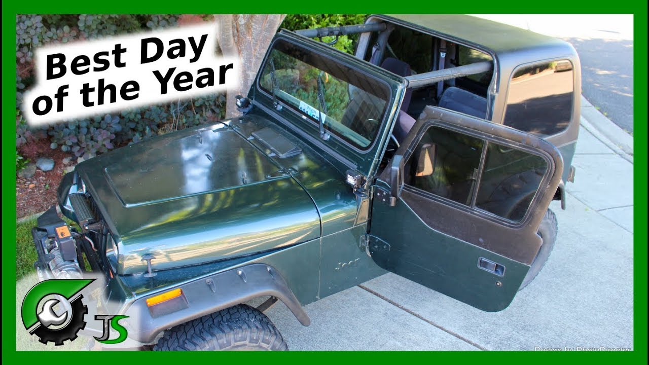 Best Day!! Jeep Hard Top and Seat Covers - YouTube