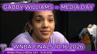 WNBA Finals Gabby Williams Media Day Golden State Valkyries - 10.16.2026