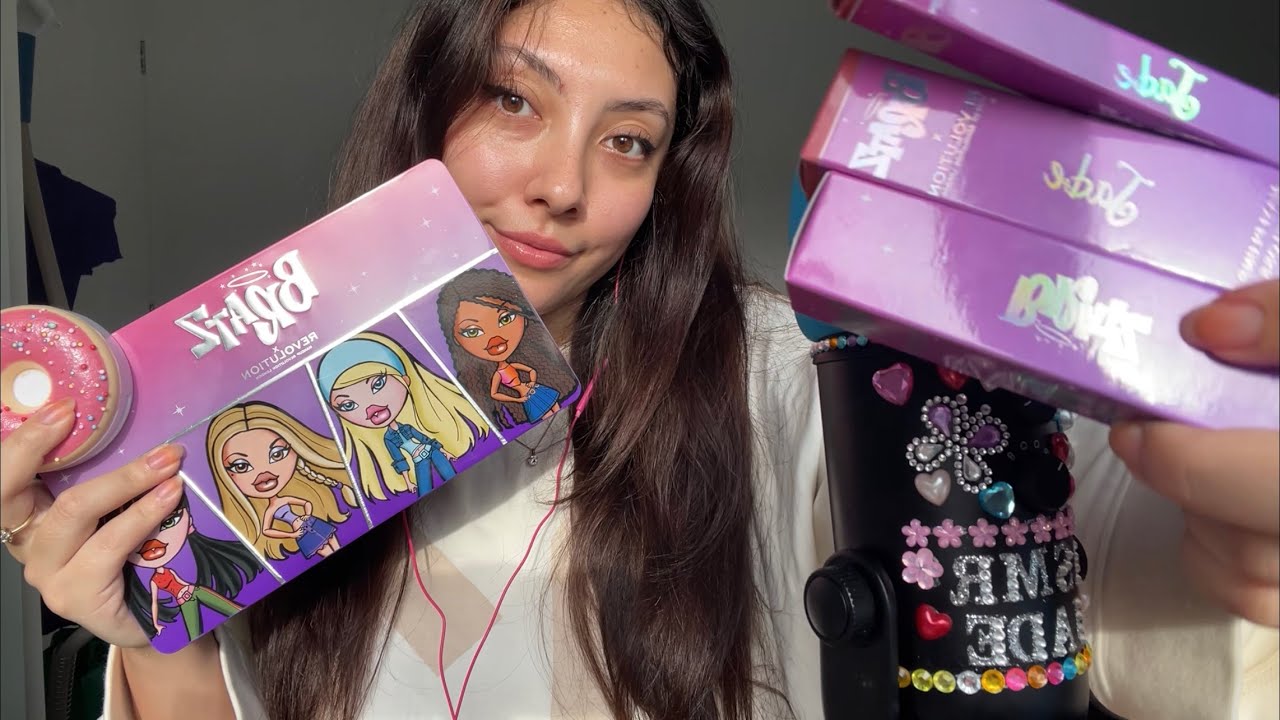 ASMR Makeup Revolution Haul! 💗 ~THE BRATZ COLLECTION UNBOXING~ | Whispered