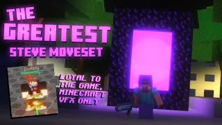 JJS MINECRAFT STEVE MOVESET - REWORK (zel's Minecraft Steve)