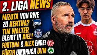 Kaito Mizuta zu Hertha?🔥 Tim Walter bleibt bei Holstein✍️ Fortuna hält an Alex Ende fest uvm