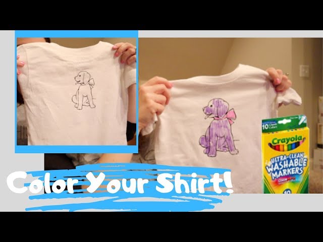 DIY Coloring Shirts with Cricut