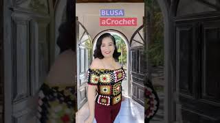 Blusa Tejida A Crochet Con Granny