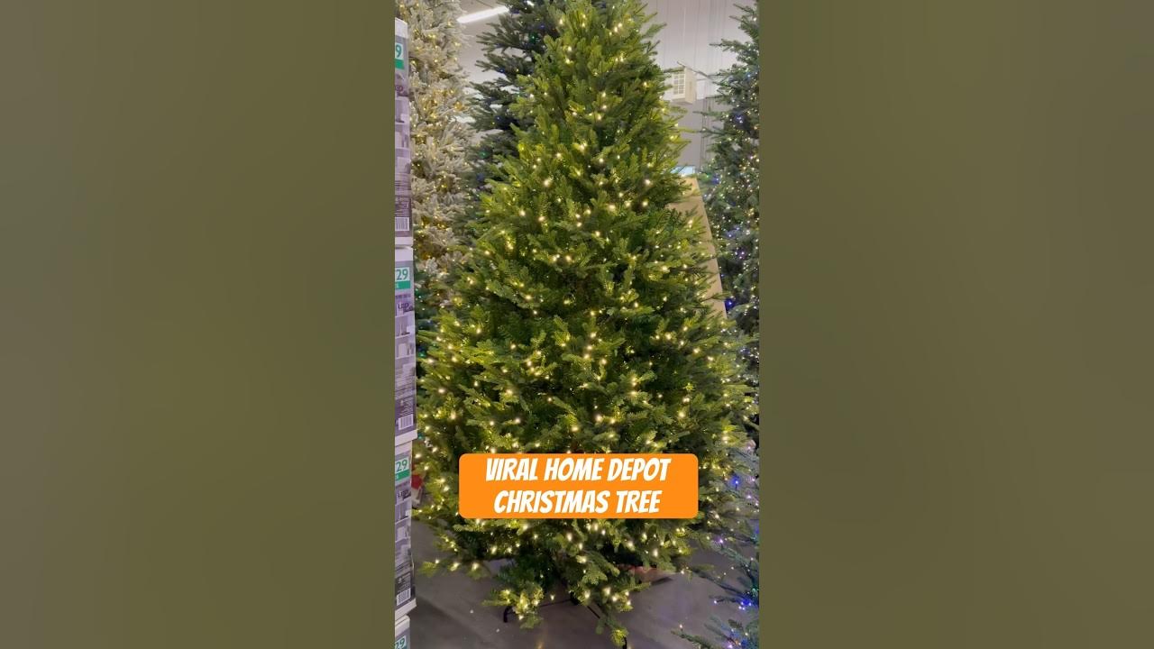 VIRAL HOME DEPOT CHRISTMAS TREE christmas homedepot christmastree 