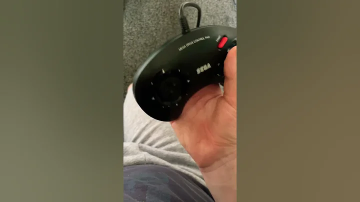 Sega Mega Drive/Sega Genesis Controller ASMR #asmr #sega #segagenesis #retrogaming #segamegadrive