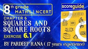 Q 4, 5 & 6  - exercise 6.1 | class 8th | NCERT solutions | chapter 6 | squares and square roots