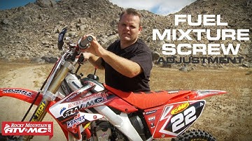 4 Stroke Fuel Mixture Screw Adjustment