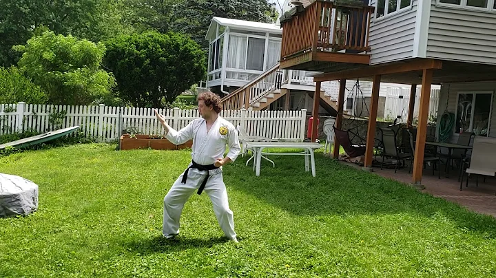 Bryant Karate Chun-Gun form front view
