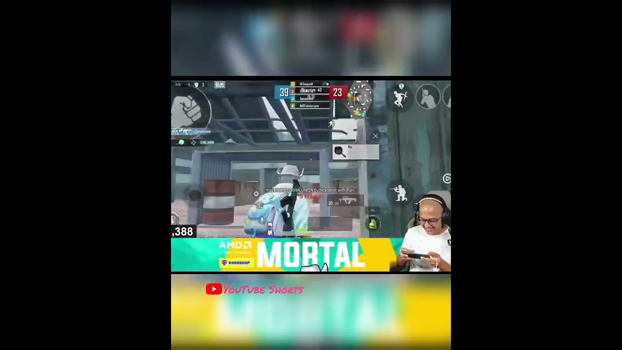 Mortal pan Scoutop in competative😱 | Funny moment |watch till End😂