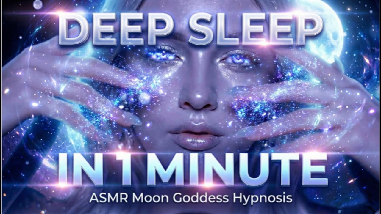 🌙 ASMR Moon Goddess Hypnosis: Deep Sleep in 1 Minute (수면 魔法) - YouTube