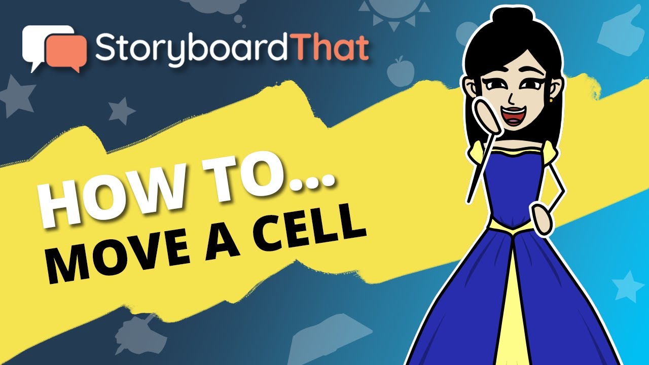 How to Move a Cell in the Storyboard Creator