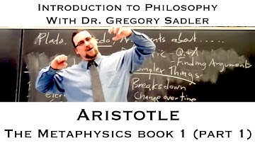 Aristotle, Metaphysics, book 1 - Introduction to Philosophy