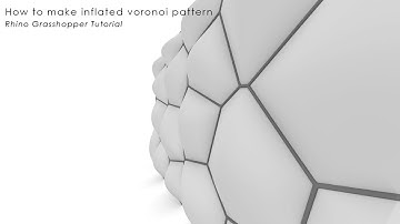 How to make inflated voronoi pattern in Rhino Grasshopper