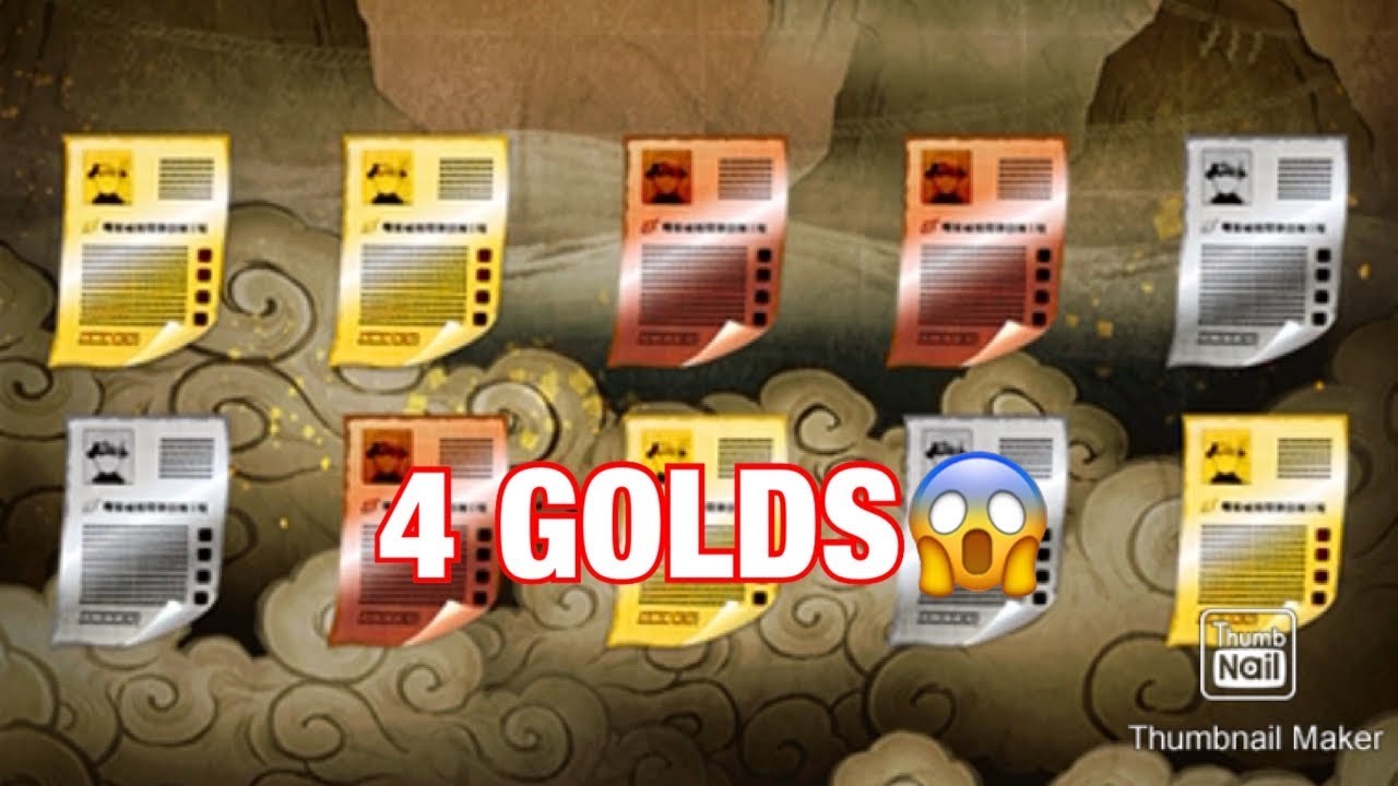 Naruto Blazing Free Multi ⭐️4 GOLDS