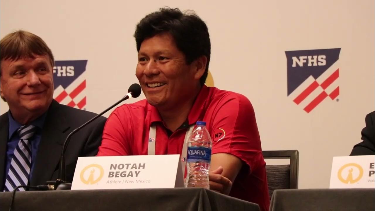 Notah Begay III at the NFHS Hall of Fame Press Conference