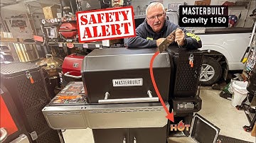 Masterbuilt Gravity 1150 Safety Alert! / Modification Needed?