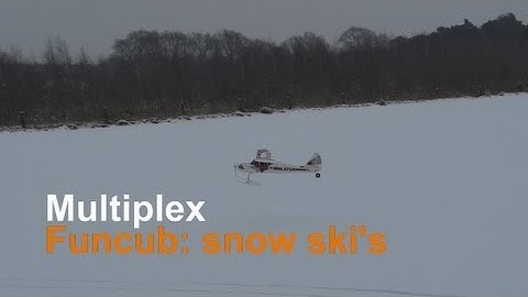 Multiplex funcub: Hobbyking snow ski