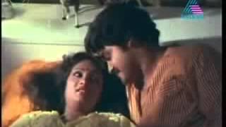 Anuradha With Mohanlal On Bed