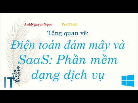 Video: SaaS PaaS IaaS DaaS là gì?